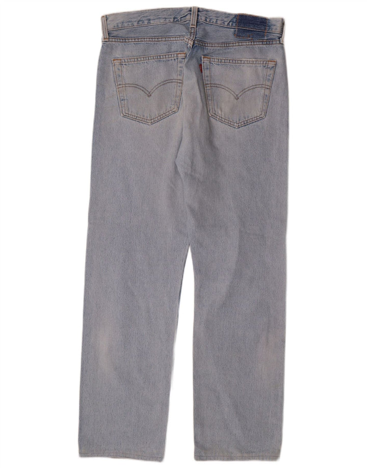 Мужские прямые джинсы LEVI'S W34 L29 синие, хлопок