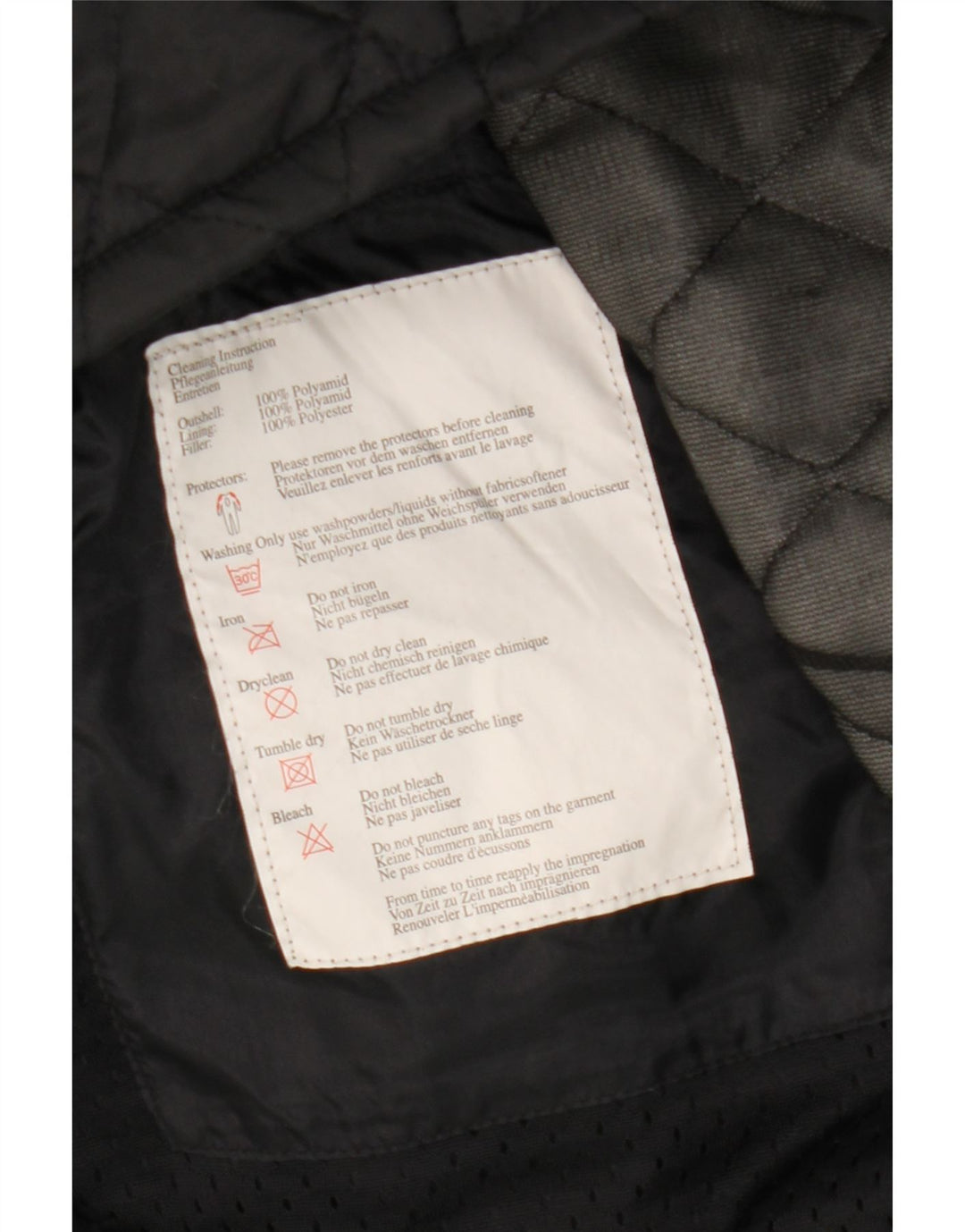 Мужская куртка-гонщик IXS UK 42 XL, черный полиамид