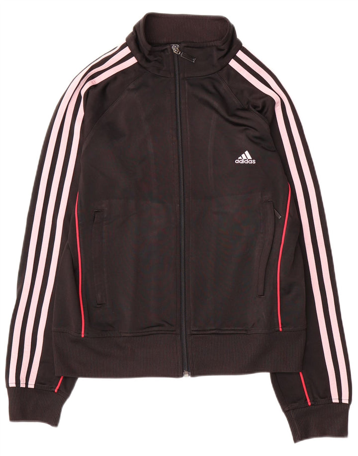 Женский спортивный костюм Adidas Top Jacket UK 12, средний черный полиэстер