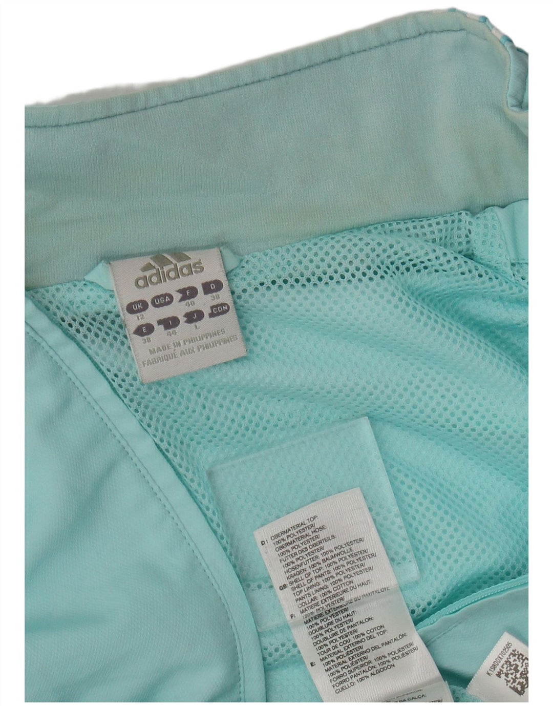 Женский спортивный костюм Adidas Top Jacket UK 12, средний синий полиэстер