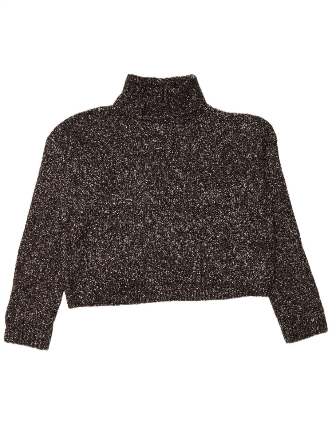 Женский джемпер с высоким воротником CALVIN KLEIN JEANS UK 16, большой черный цвет