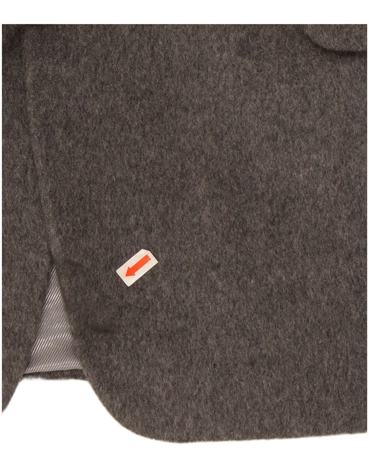 LANIFICIO DEL CASENTINO Мужской пиджак на 3 пуговицах UK 38 Средний серый