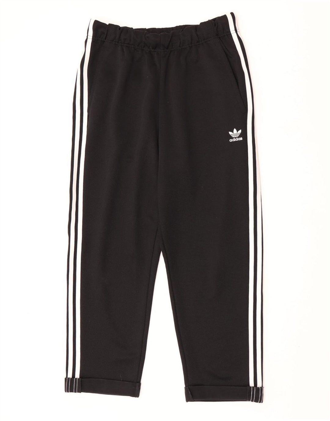 Женские спортивные брюки Adidas UK 12, средний черный полиэстер