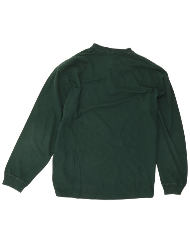 Мужской топ Carhartt с длинным рукавом, большой зеленый хлопок