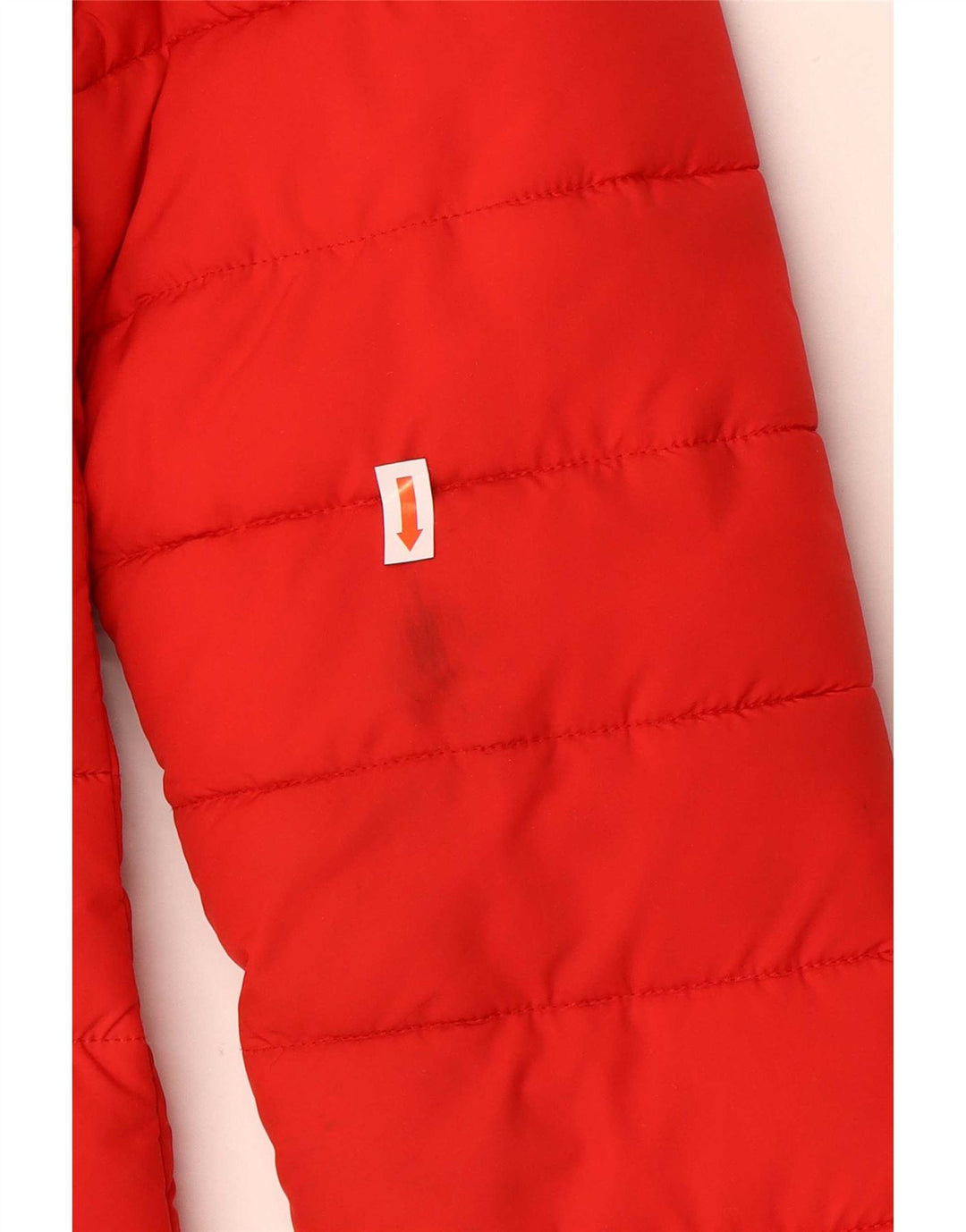 Женское стеганое пальто с капюшоном Superdry UK 8, маленький красный полиэстер