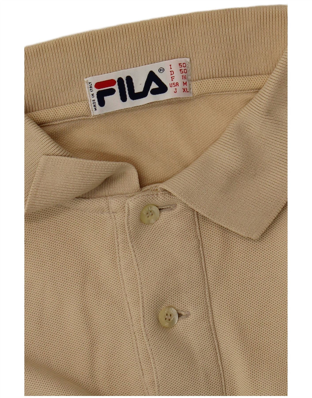 Мужская рубашка поло FILA с длинным рукавом IT 50 Medium Beige