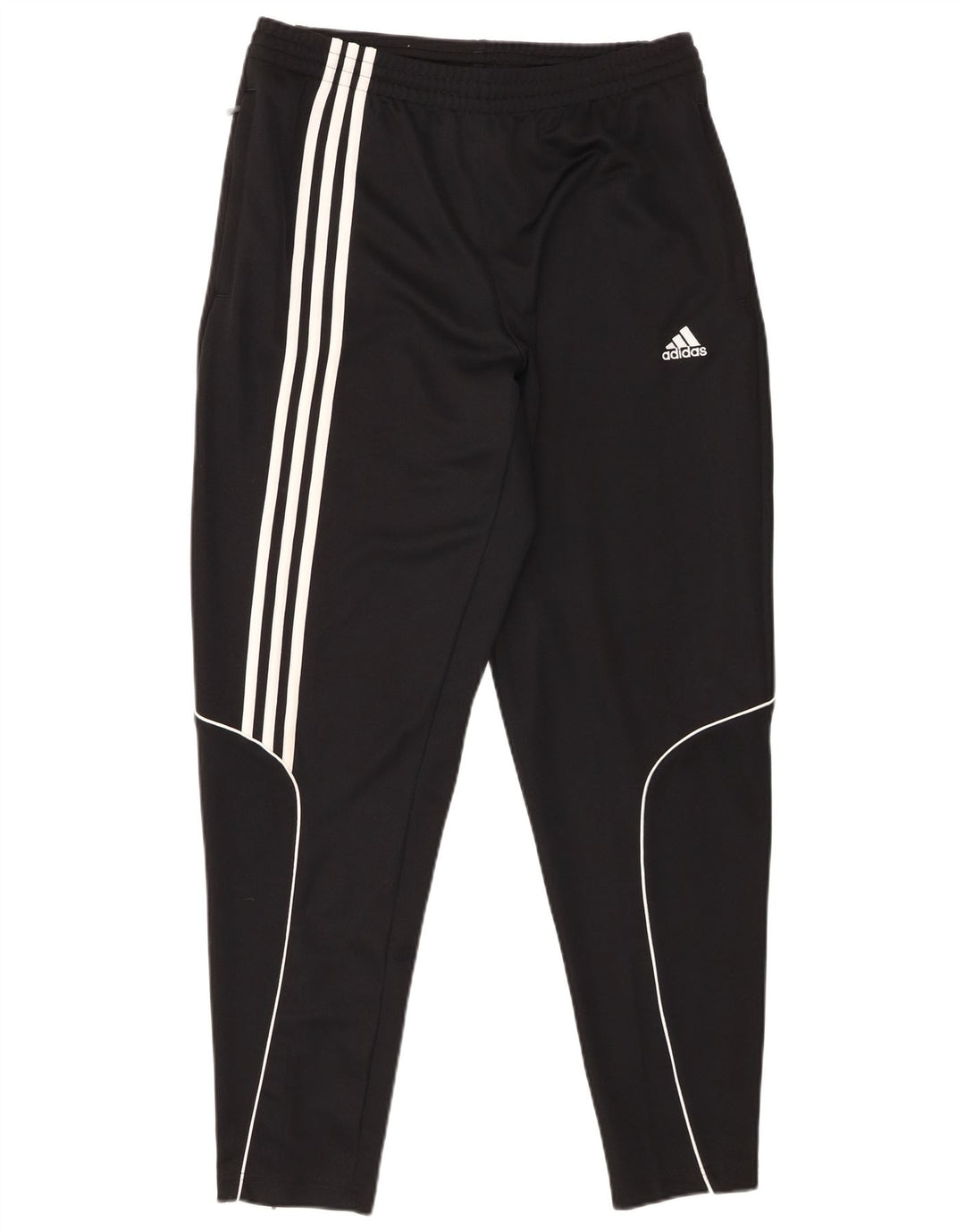 Мужские спортивные брюки Adidas, большие черные из полиэстера