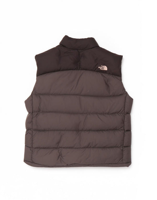 Мужской утепленный жилет The North Face UK 42 XL, серый нейлон с цветными блоками