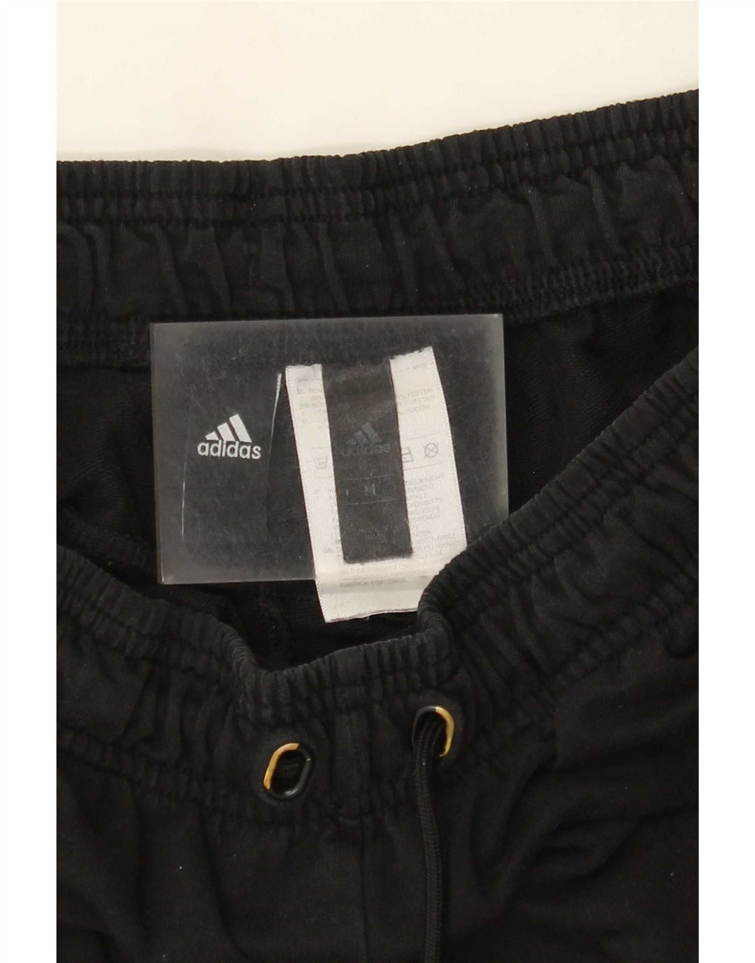Женские спортивные шорты Adidas UK 12, средние черные хлопковые