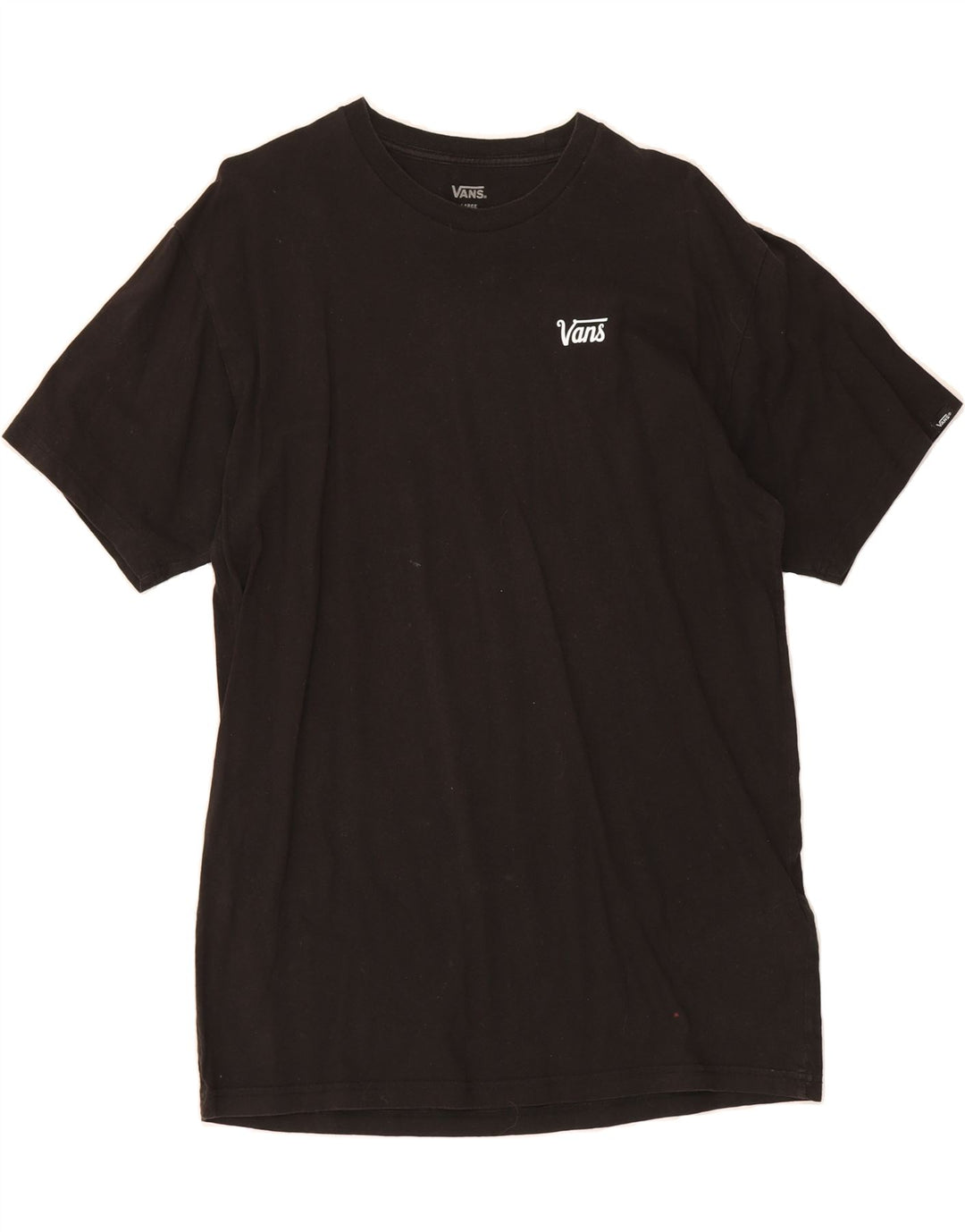 VANS Mens T-Shirt Top UK 16 Large Black Cotton Vintage Vans and Second-Hand Vans from Messina Hembry 