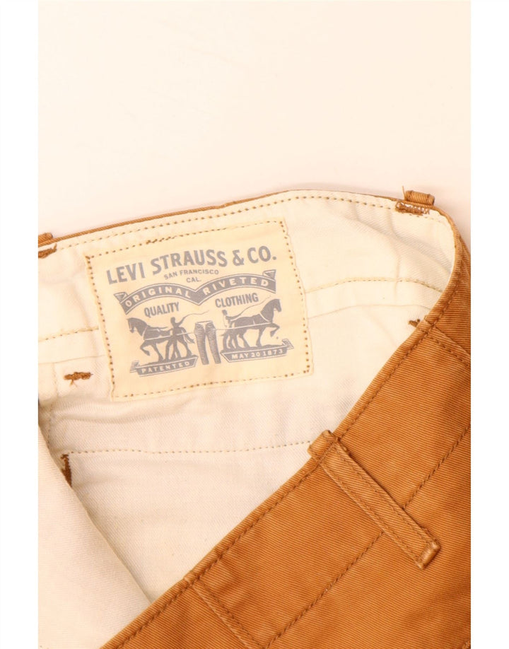 Мужские шорты чинос LEVI'S W34, большие, коричневые, хлопок