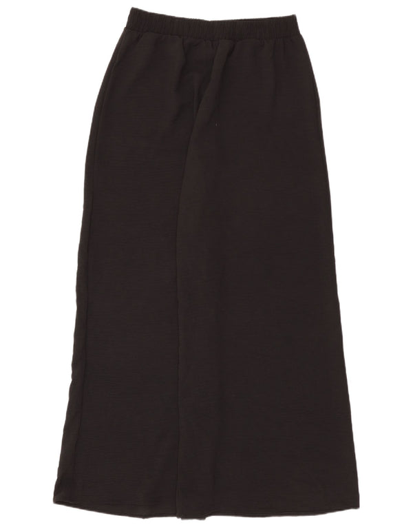 Женские повседневные широкие брюки ZARA, большие W30 L29, черные, полиэстер