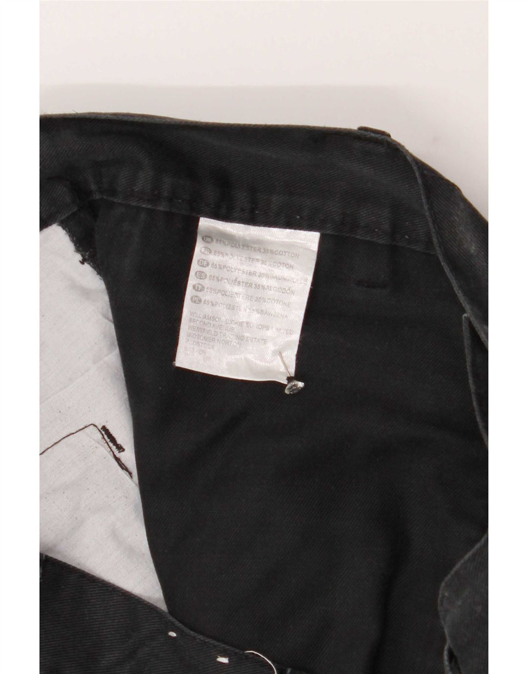 Мужские прямые брюки-карго Dickies W32 L30, черный полиэстер