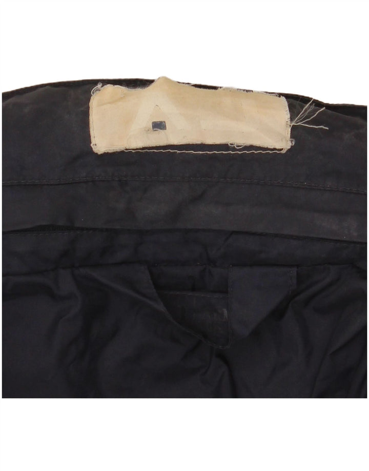 Мужская дождевик Armani Jeans UK 40, большой темно-синий, полиамид