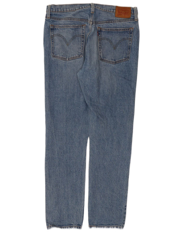 Женские прямые джинсы Levi's 501 W30 L30 синие, хлопок