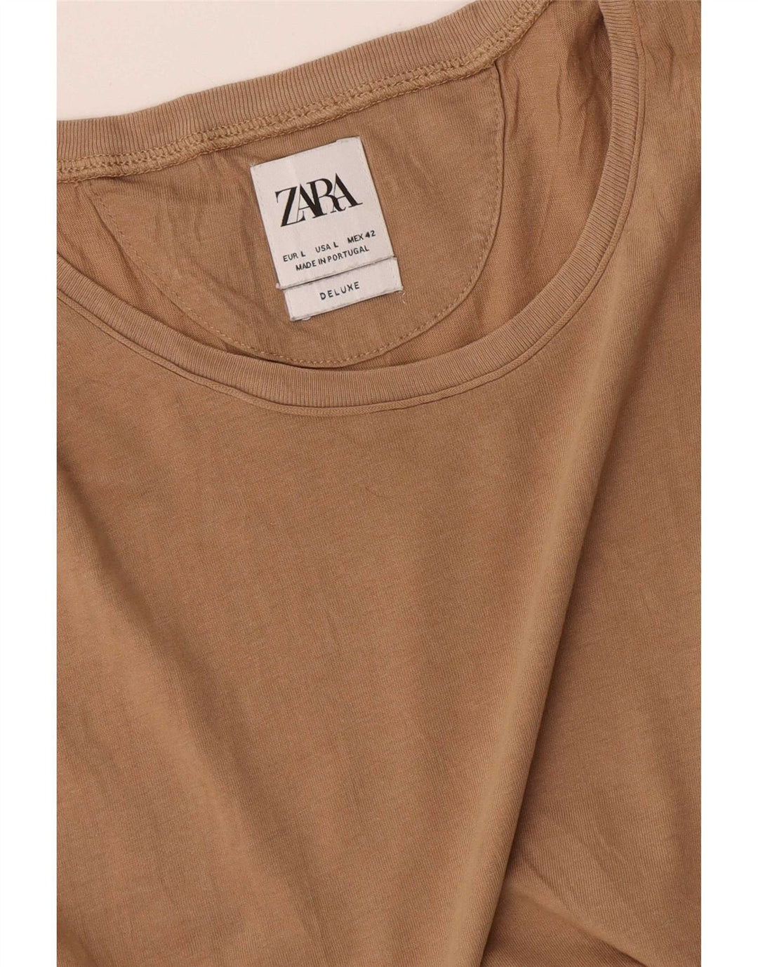 Футболка мужская Zara большая, бежевая