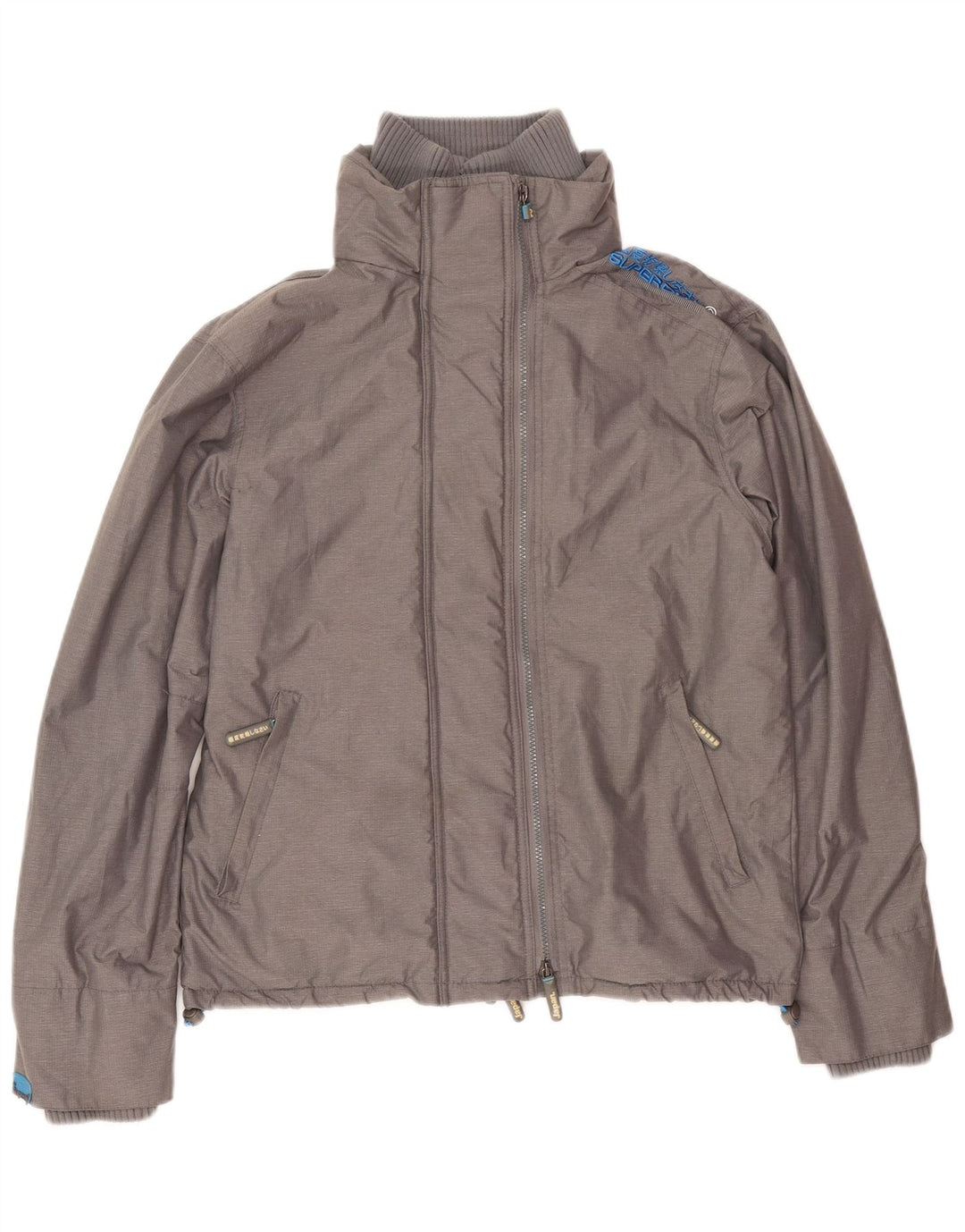 Мужская ветровка Superdry Sherpa Windbreaker Jacket UK 38 Medium Grey Nylon