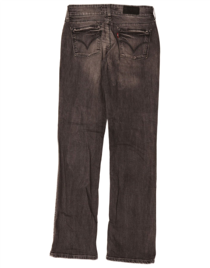 Женские прямые джинсы Levi's 570 W28 L31 серого цвета, хлопок