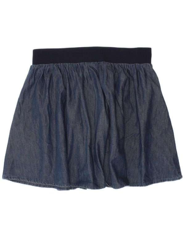 Джинсовая юбка Benetton для девочек 11–12 лет, 2XL, W30, темно-синий, хлопок