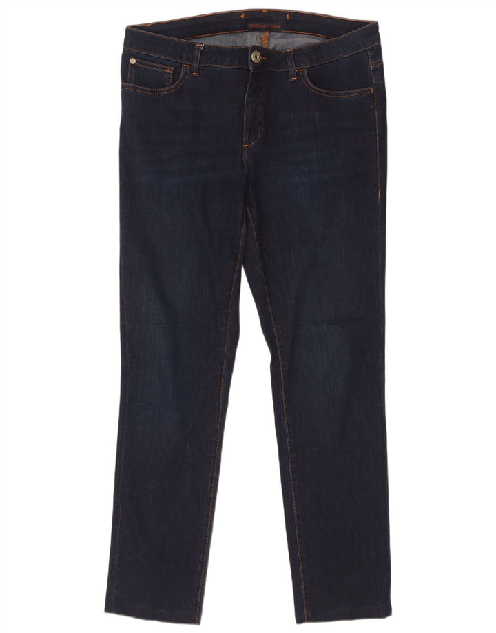 Женские узкие джинсы Trussardi W33 L30 Темно-синие