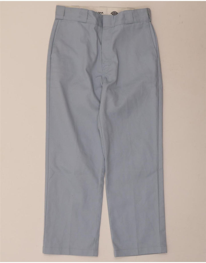 Мужские прямые брюки-чиносы Dickies W28 L26 синие из полиэстера
