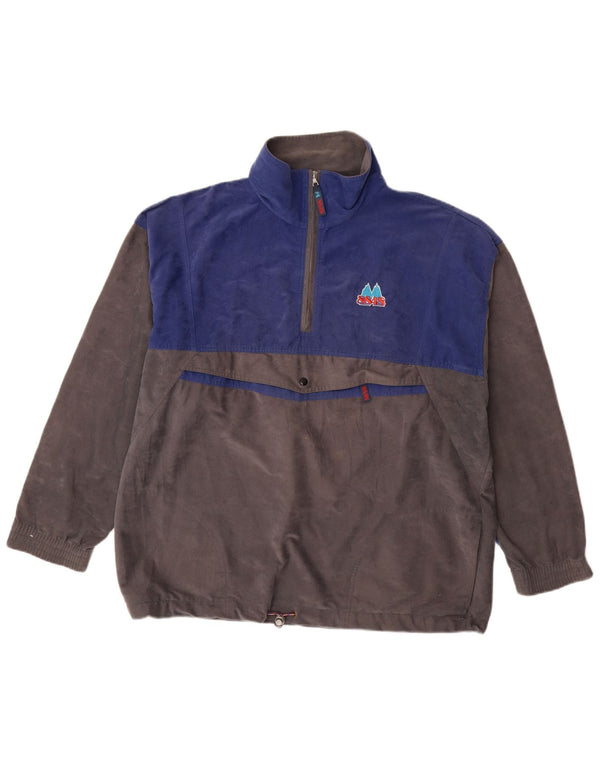 8848 Мужской свитер 2XL, серый полиэстер с цветными блоками