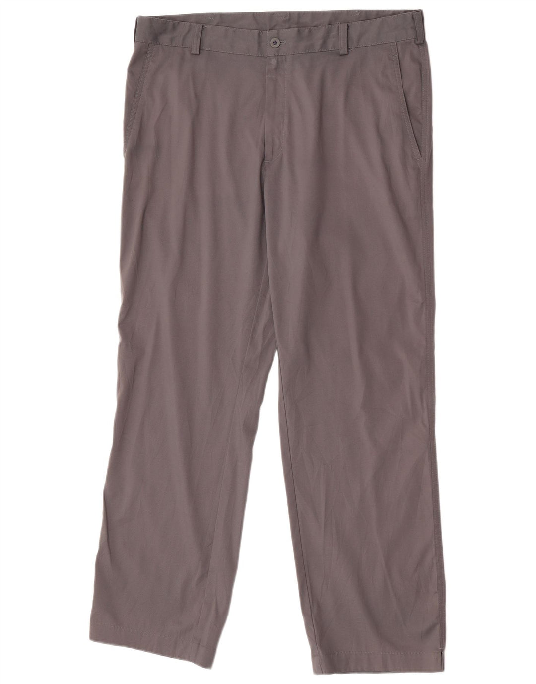 Мужские прямые брюки-чиносы Nike Dri Fit W36 L30, серый полиэстер