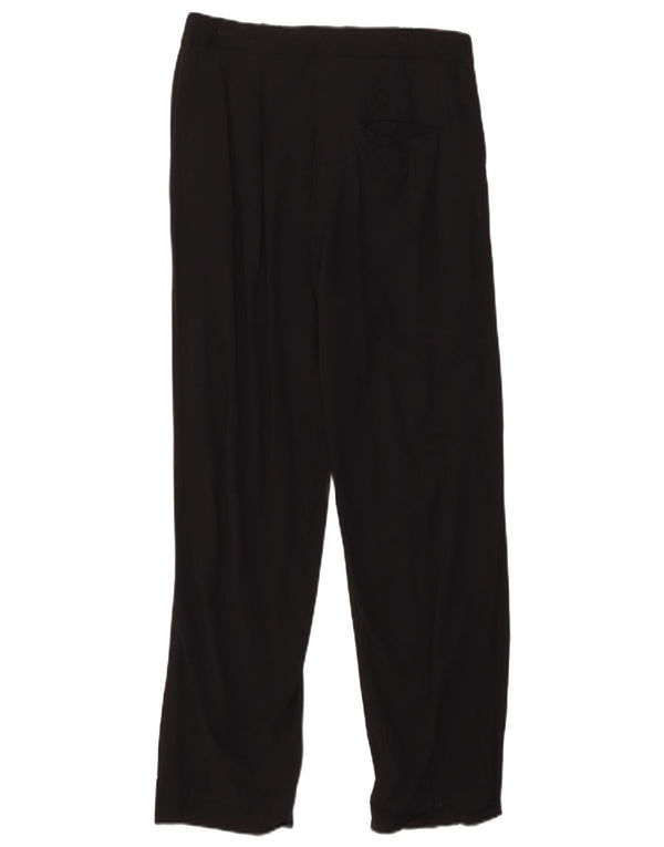 Cos Womens Straight Chino Trousers EU 36 Small W29 L27 Black Viscose