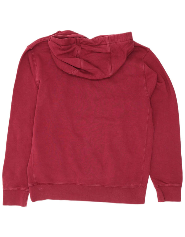 Мужской джемпер с капюшоном Nike Regular Fit, маленький бордовый, хлопковый, спортивный