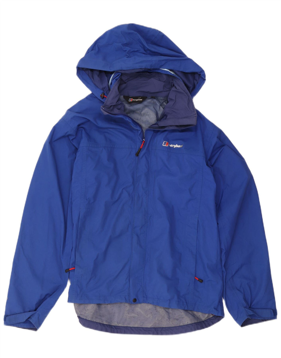 Мужская дождевик с капюшоном Berghaus UK 40, большой синий полиамид