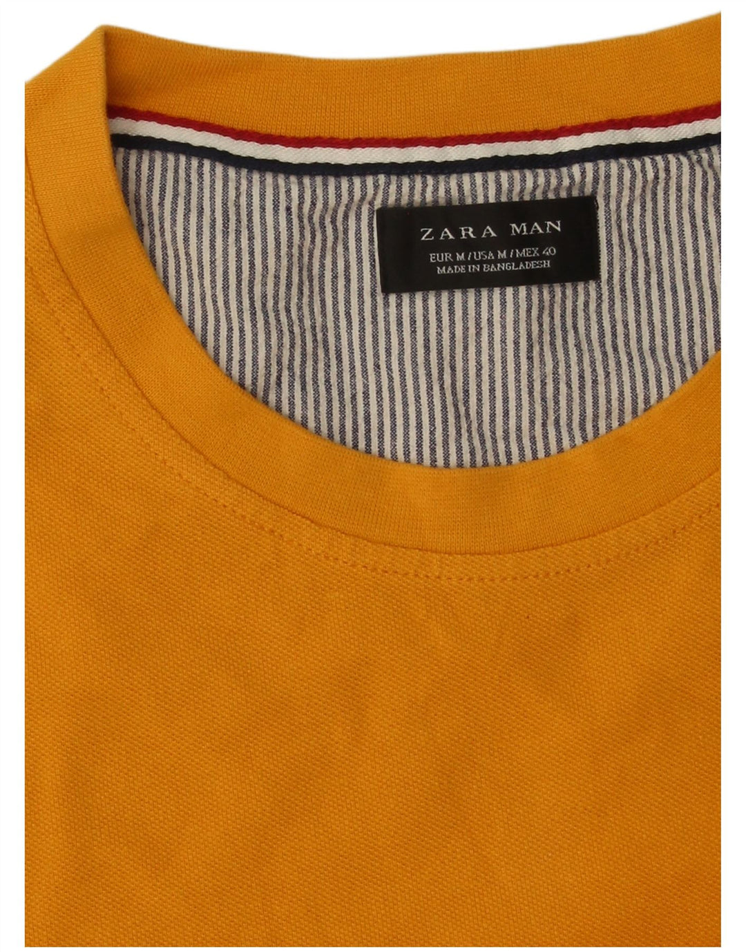 Zara Мужская футболка Top Medium Yellow