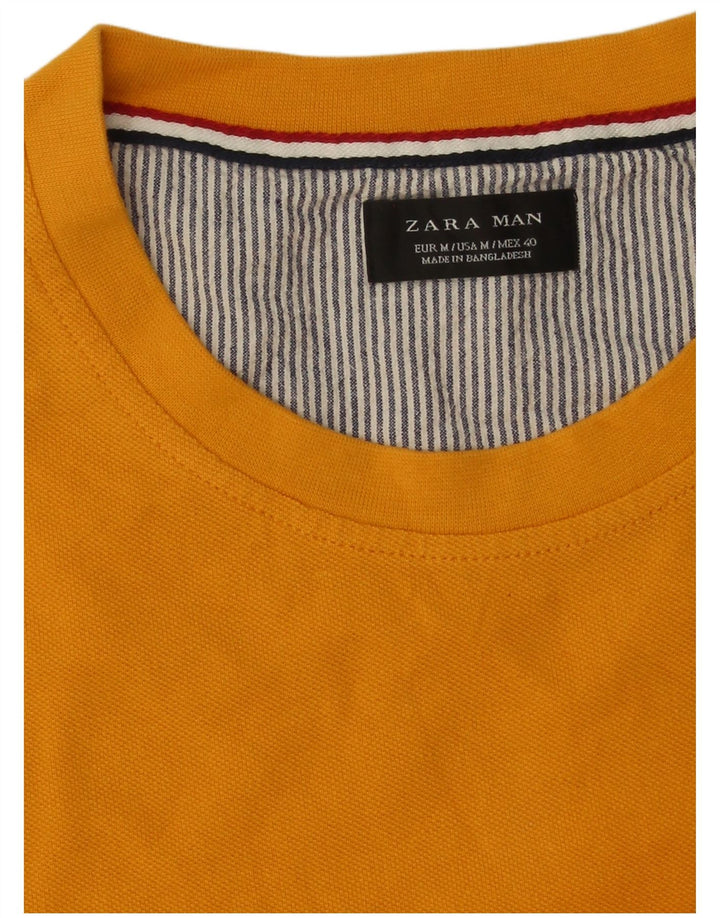 Zara Мужская футболка Top Medium Yellow