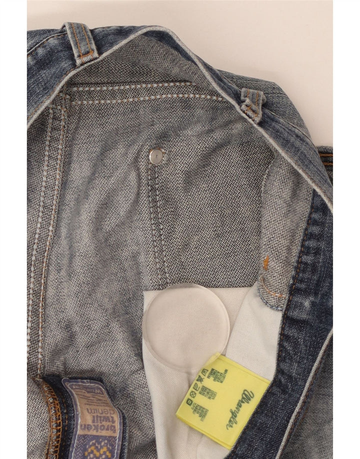 Мужские прямые джинсы Wrangler W36 L30 синие, хлопок