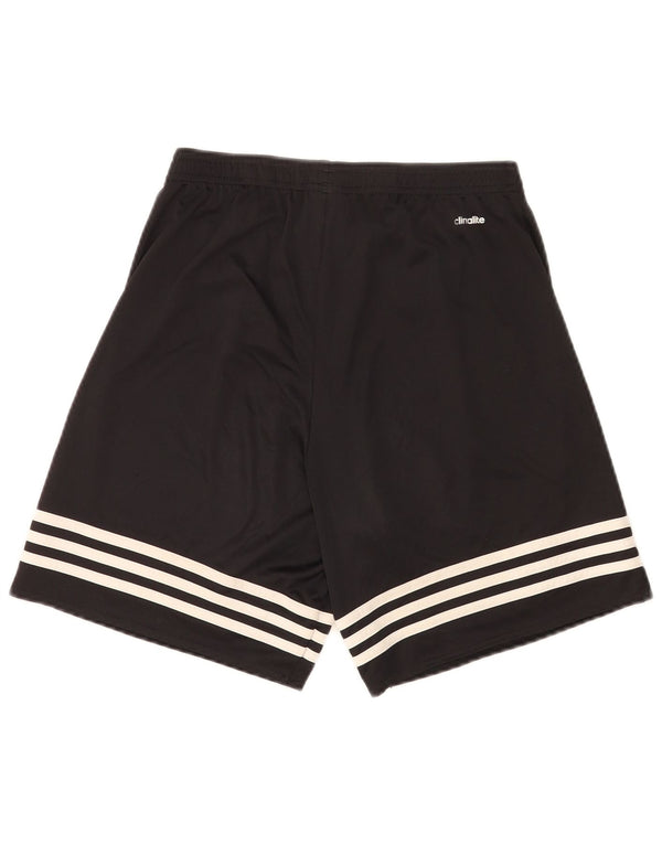 Мужские спортивные шорты Adidas Climalite, маленькие черные из полиэстера