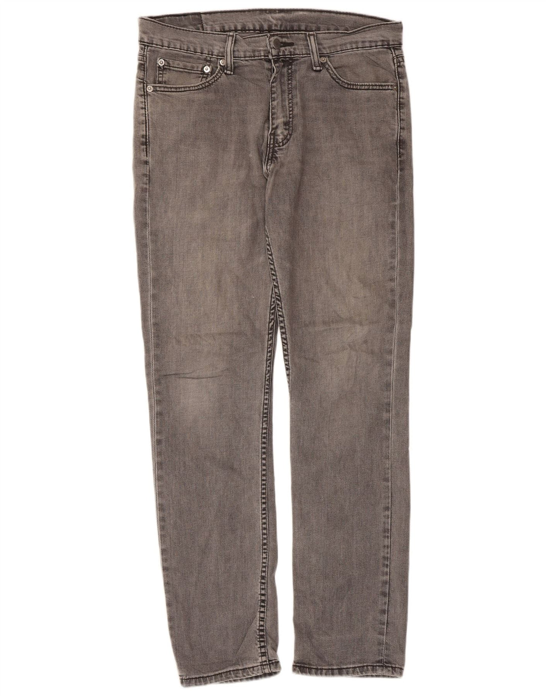 Мужские джинсы Levi's 511 Slim W33 L32 Серые хлопковые