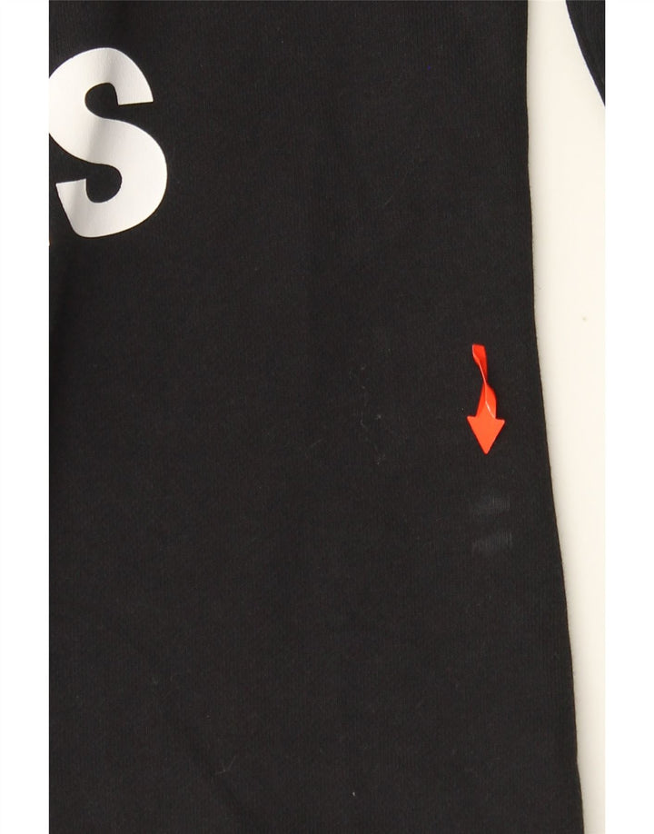 Женский свитер с рисунком ADIDAS, джемпер, Великобритания, 12/14, средний, черный, хлопок