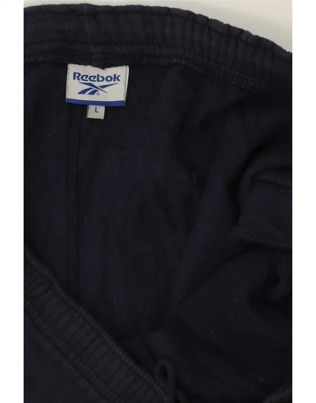 Мужские спортивные брюки Reebok, большие темно-синие, хлопок