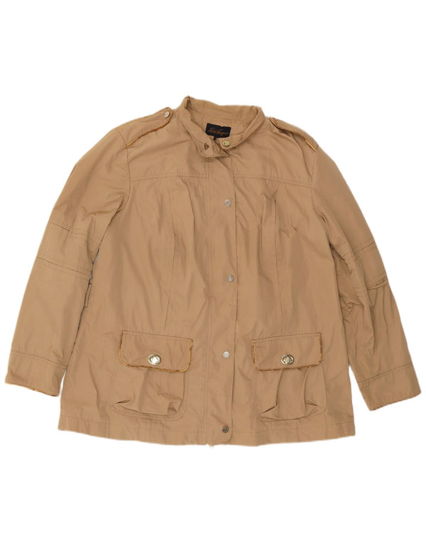 LUISA SPAGNOLI Женская куртка в стиле милитари IT 50 XL Бежевый Полиэстер