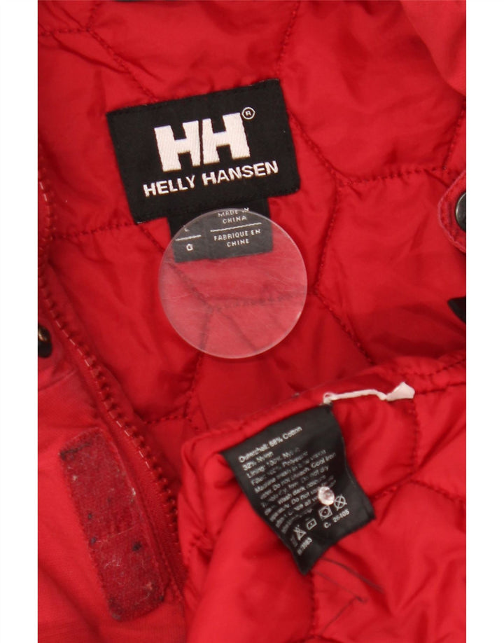 Мужская ветровка Helly Hansen UK 40, большой красный хлопок с цветными блоками