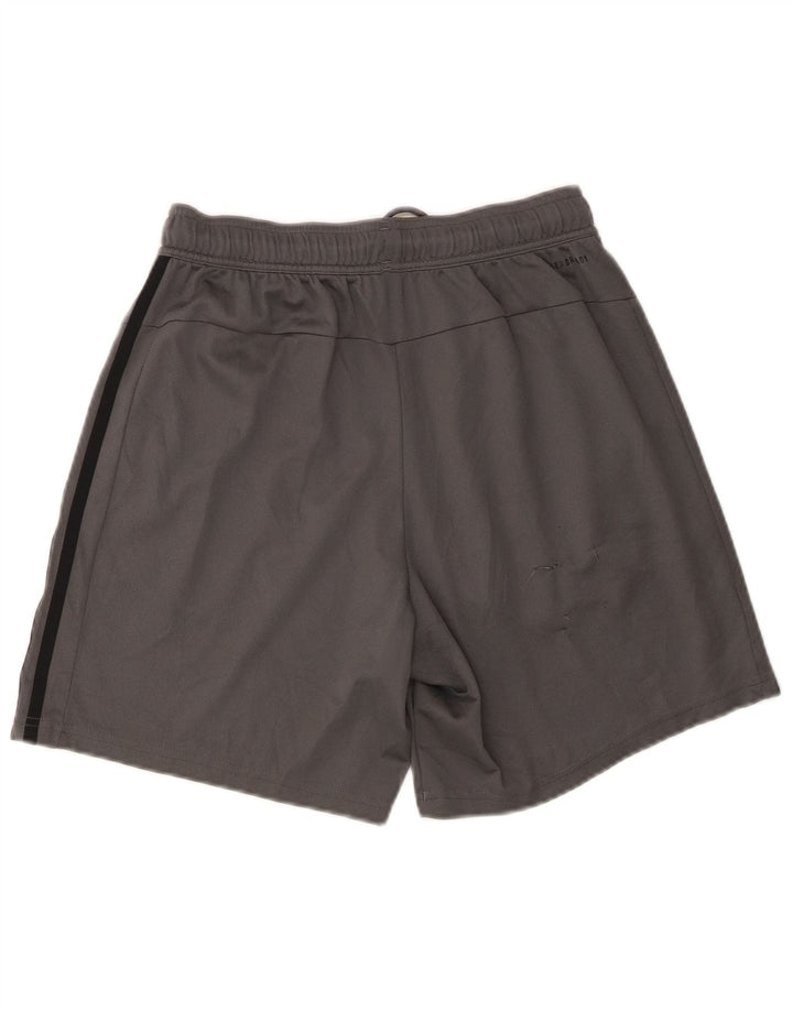 Мужские спортивные шорты Adidas Regular Fit, маленький серый полиэстер