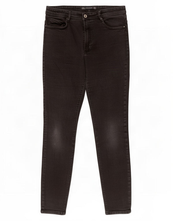 Женские джинсы скинни Zara Trafaluc EU 42, большие W32 L27, черные