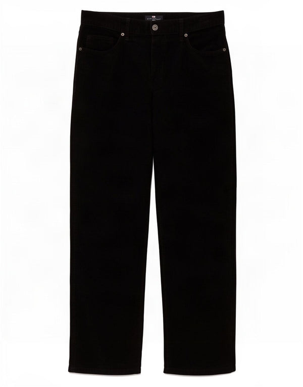Мужские прямые вельветовые брюки Marks & Spencer Blue Harbour W34 L31 черные