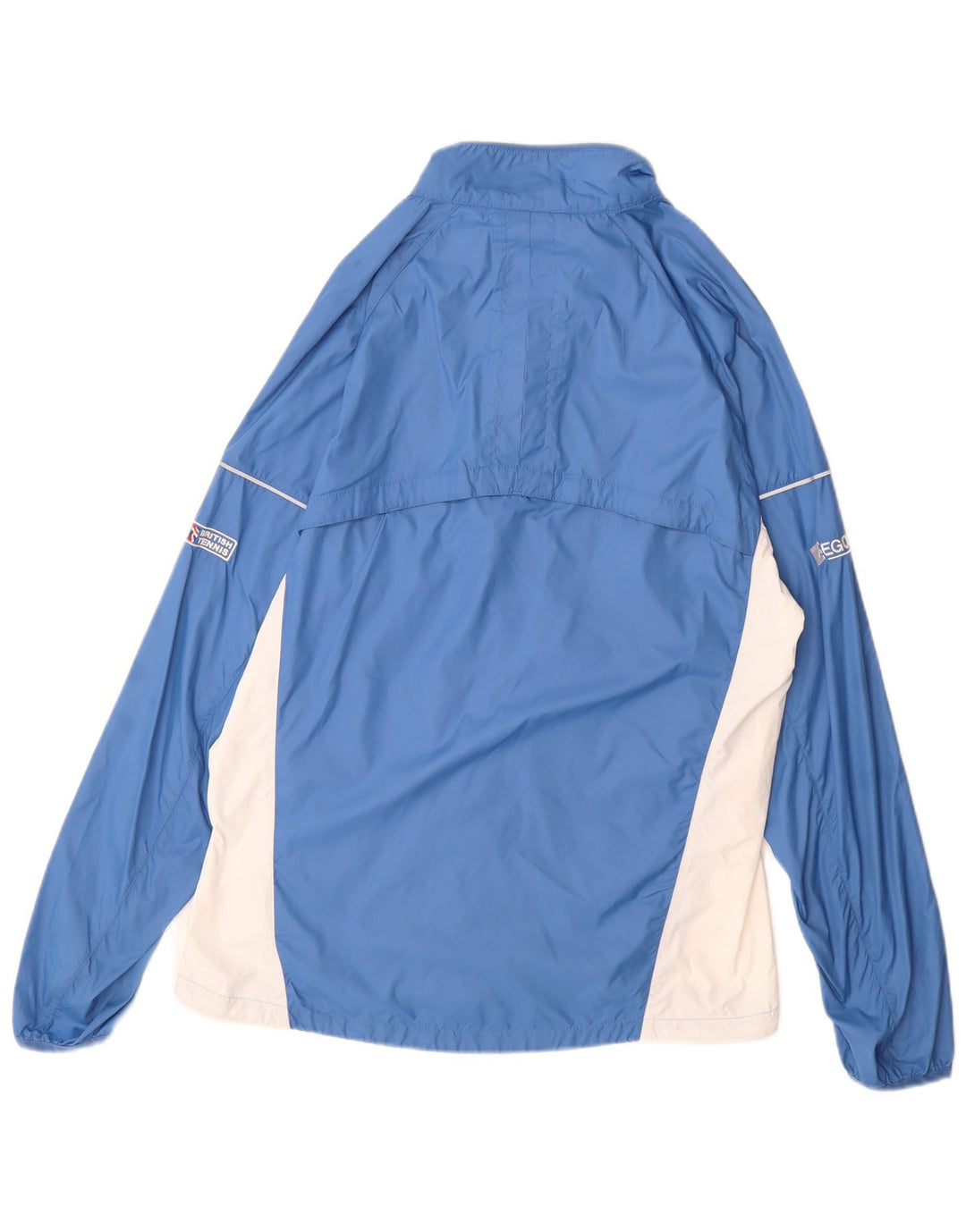 Мужская дождевик Nike UK 38, средний синий, нейлон с цветными блоками