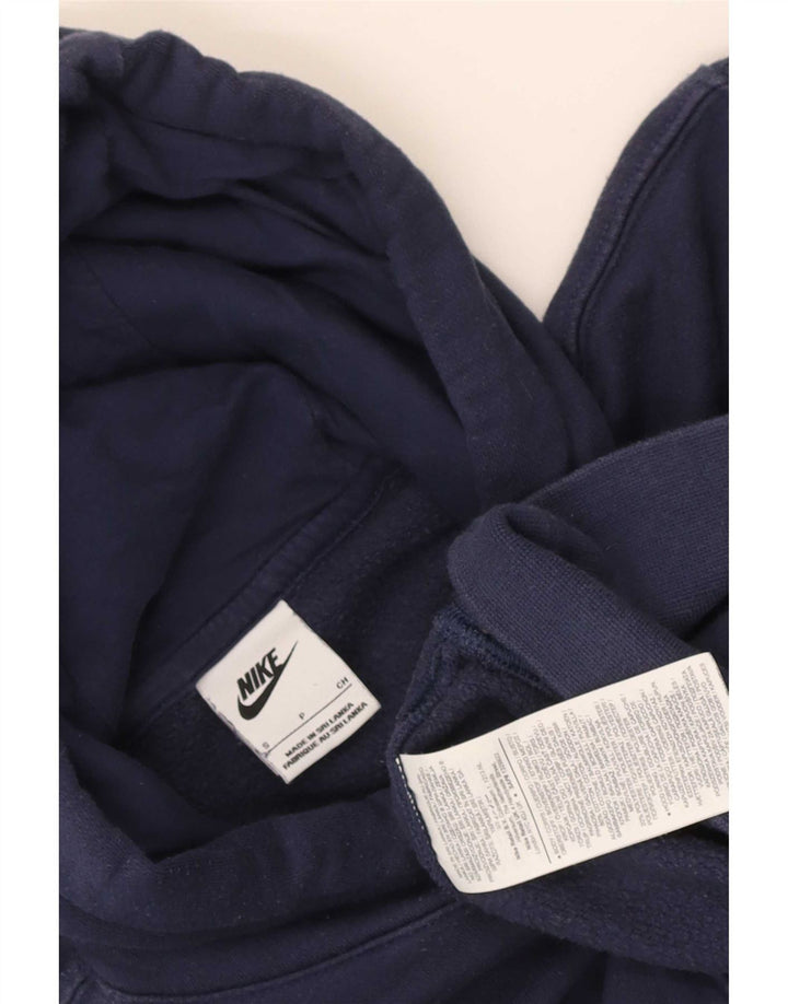 Мужской джемпер с капюшоном Nike, маленький темно-синий, хлопок