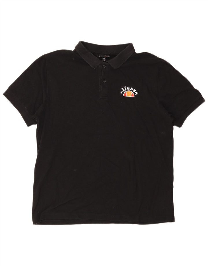 Мужская рубашка-поло Ellesse XL, черный хлопок