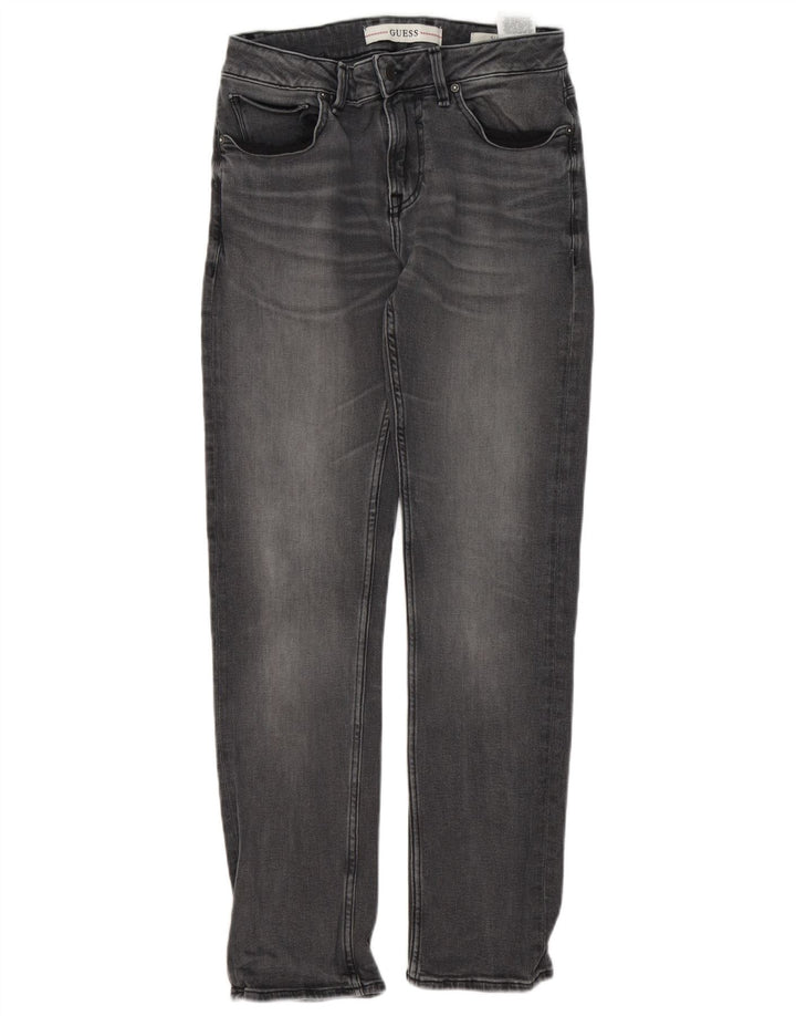 Мужские узкие джинсы Guess W30 L31 серые, хлопок