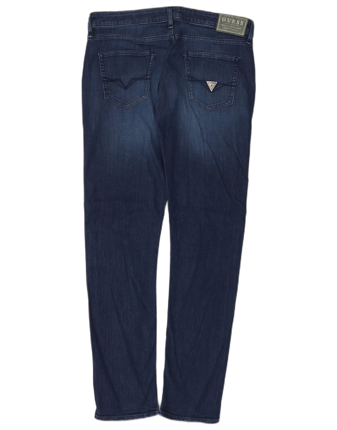 Guess Женские узкие джинсы W32 L31 Темно-синие хлопковые