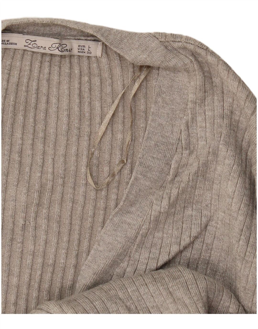Женский кардиган Zara UK 14, большой серый цвет