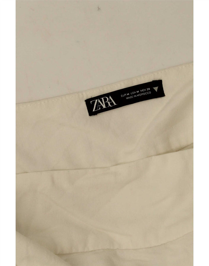 Женская юбка с запахом Zara Medium W28, белая