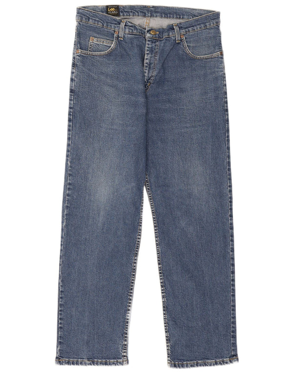 Мужские прямые джинсы Lee Brooklyn W36 L30, синий хлопок